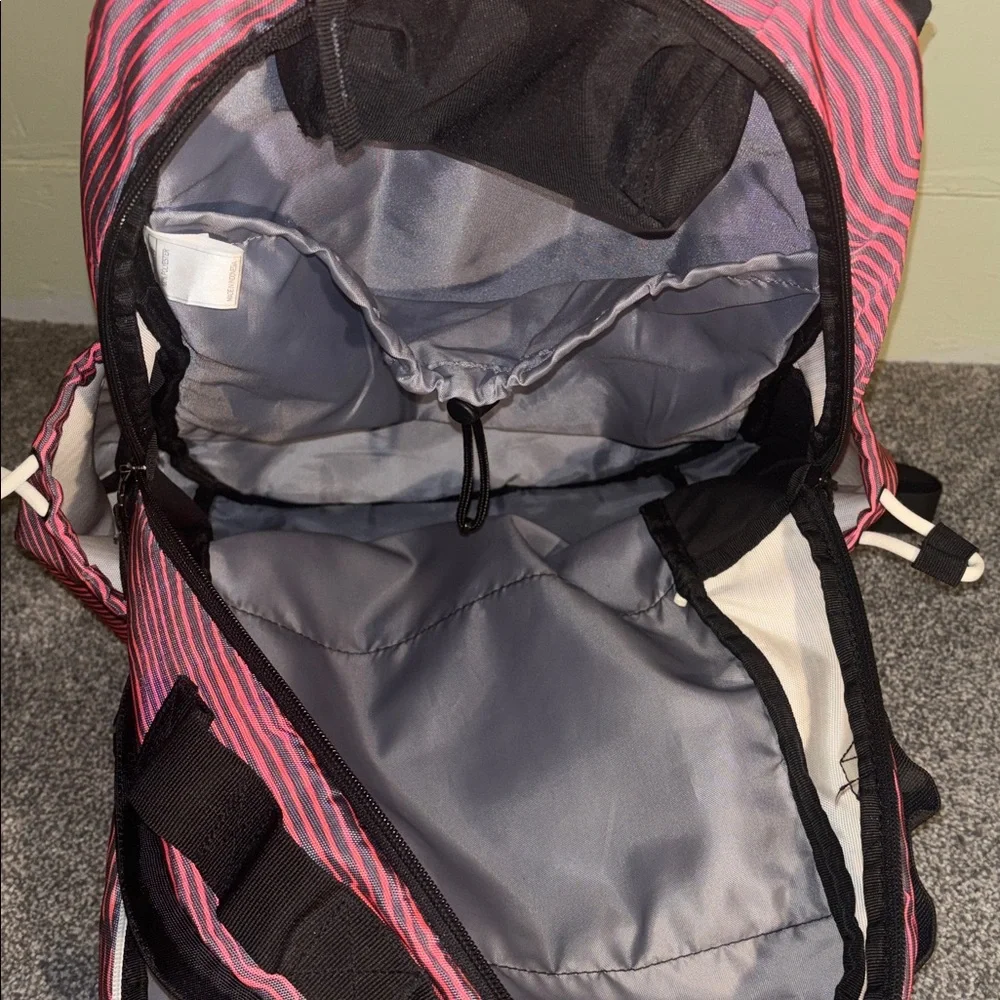 adidas Pink Striped Men's Backpack with Black Accents - Picture 6 of 7
